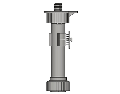 Ножка кухонная с базой, регулируемая, 150мм